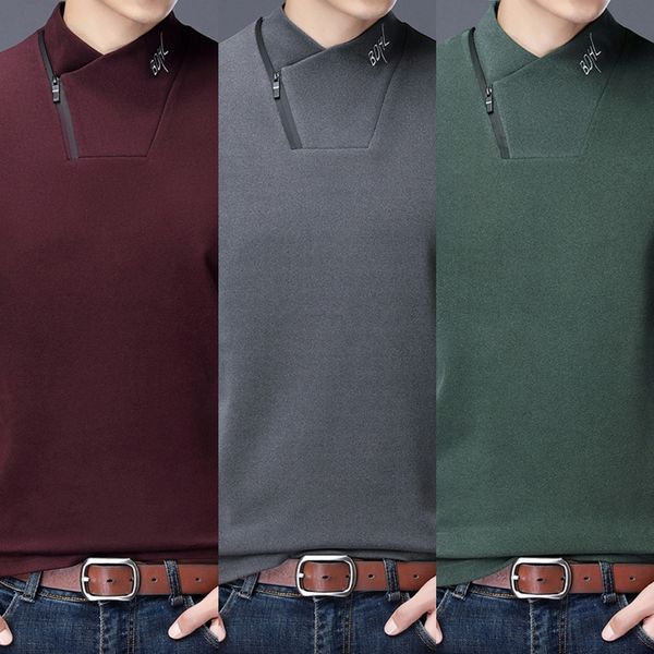autumn and winter middle-aged and young men's long sleeve solid color double-sided velvet bottomed sweatersweater sweater shirt doub, Blue
autumn and winter middle-aged and young men's long sleeve solid color double-sided velvet bottomed sweatersweater sweater shirt doub, Blue