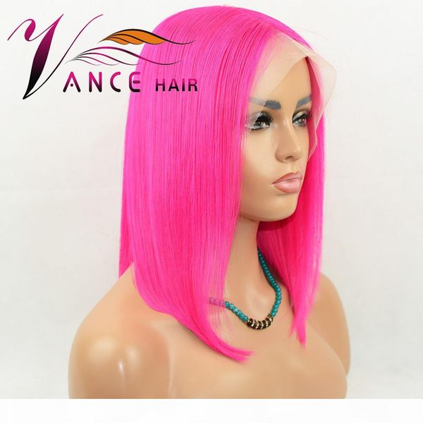 vancehair13x4 lace front human hair wigs pink color short straight bob wig 130%density pre plucked remy hair wig for black women, Black;brown
vancehair13x4 lace front human hair wigs pink color short straight bob wig 130%density pre plucked remy hair wig for black women, Black;brown