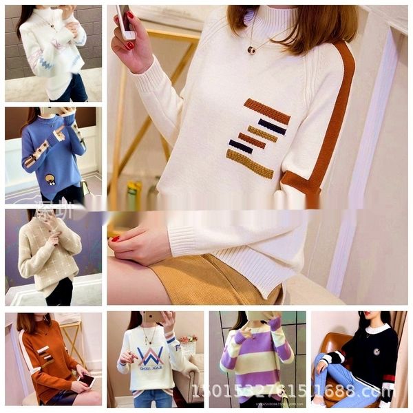 n5g3u autumn sweater and winter clothing sweater pullover women's clothing korean style loose thickened miscellaneous rxrnh, White;black
n5g3u autumn sweater and winter clothing sweater pullover women's clothing korean style loose thickened miscellaneous rxrnh, White;black
