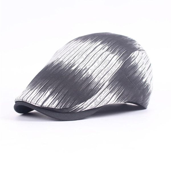 berets spring summer men women western style duckbill ivy flat cap stripe hat adjustable cotton sboy beret, Blue;gray
berets spring summer men women western style duckbill ivy flat cap stripe hat adjustable cotton sboy beret, Blue;gray