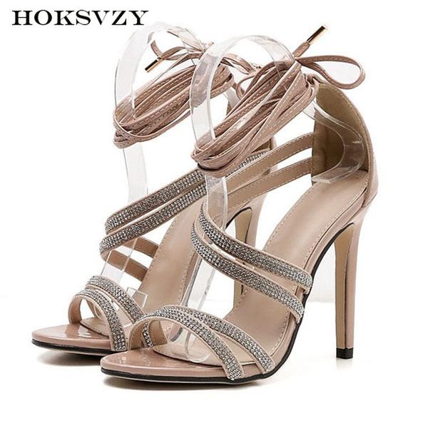 2020 11.5cm super high heels crystal sandals speed rhinestones strap fashion show zl, Black
2020 11.5cm super high heels crystal sandals speed rhinestones strap fashion show zl, Black
