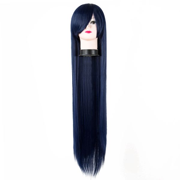 costume accessories long dark blue wig fei-show synthetic heat resistant 100cm/40 inches straight hair carnival halloween costume cos-play h, Silver
costume accessories long dark blue wig fei-show synthetic heat resistant 100cm/40 inches straight hair carnival halloween costume cos-play h, Silver