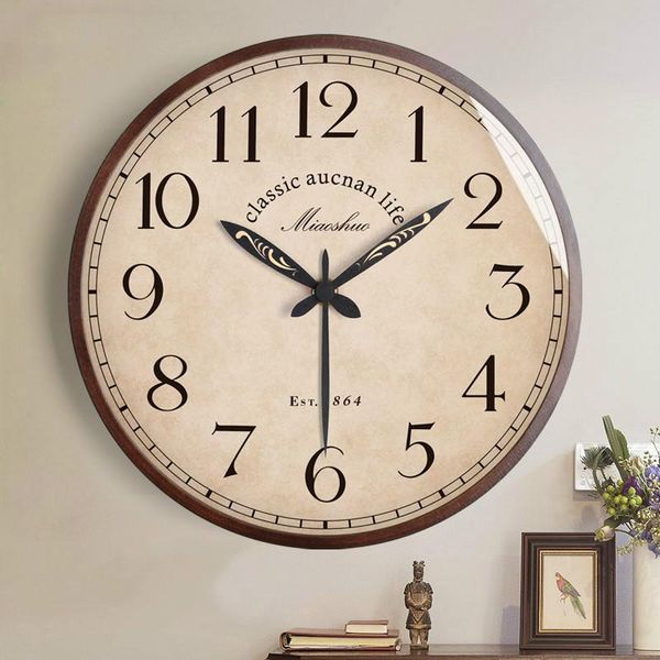 wall clocks large wood clock modern retro american living room luxury led watch creative home decor gift
wall clocks large wood clock modern retro american living room luxury led watch creative home decor gift