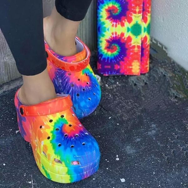 ins leopard shoes serpentine small hole women high heel sandals cute slippers platform summer ladies casual shoes #ah8b, Black
ins leopard shoes serpentine small hole women high heel sandals cute slippers platform summer ladies casual shoes #ah8b, Black