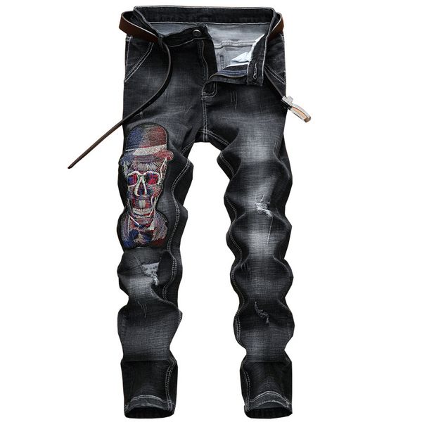 2021 new hip hopdesign brand jeans for men's straight fashion hole ripped distressed moto bike vintage jean plus size dnsd, Blue
2021 new hip hopdesign brand jeans for men's straight fashion hole ripped distressed moto bike vintage jean plus size dnsd, Blue