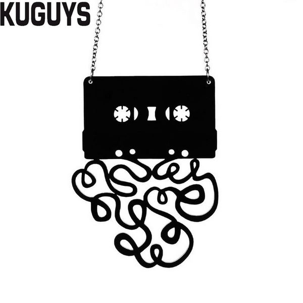 black tape pendant necklaces for women fashion jewelry link chain trendy originality necklace gift woman accessories, Silver
black tape pendant necklaces for women fashion jewelry link chain trendy originality necklace gift woman accessories, Silver