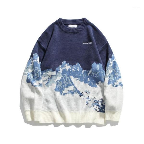 2020 men hip hop streetwear knitted sweater retro vintage snow mountain sweater cotton harajuku casual pullover w13671, White;black
2020 men hip hop streetwear knitted sweater retro vintage snow mountain sweater cotton harajuku casual pullover w13671, White;black