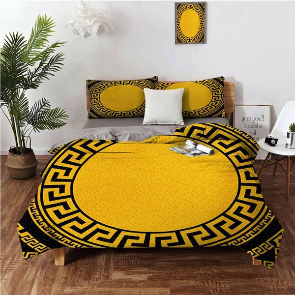sun inspired big circle with antique fret and triangular ornamentsbedding 3-piece set
sun inspired big circle with antique fret and triangular ornamentsbedding 3-piece set
