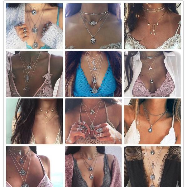 ravimour 19style boho necklaces for women vintage long chain moon statement necklace pendant bohemian choker qyleap, Black;brown
ravimour 19style boho necklaces for women vintage long chain moon statement necklace pendant bohemian choker qyleap, Black;brown