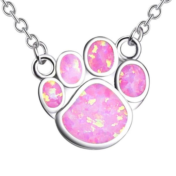 pendant necklaces fashion pink opal foot silver color baby footprint metal chian necklace women girls boho charm jewelry 2021
pendant necklaces fashion pink opal foot silver color baby footprint metal chian necklace women girls boho charm jewelry 2021