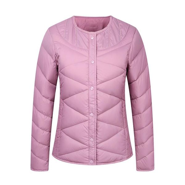 lightweight women down jacket liner 2020 new slim single-breasted short female jacket large size thickening ladies parkas cw272, Black
lightweight women down jacket liner 2020 new slim single-breasted short female jacket large size thickening ladies parkas cw272, Black