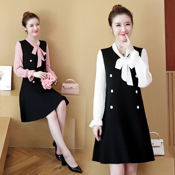women more size in fat woman business ladies work use lean long sleeve slices dressed up zxpi, Black;gray
women more size in fat woman business ladies work use lean long sleeve slices dressed up zxpi, Black;gray