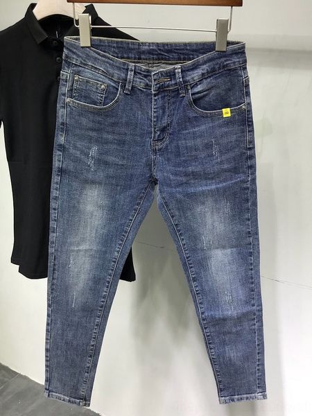 1bn5j jeans slim jeans and tnzly feet casual and summer spring korean elastic trend social spirit boy capris men's, Blue
1bn5j jeans slim jeans and tnzly feet casual and summer spring korean elastic trend social spirit boy capris men's, Blue