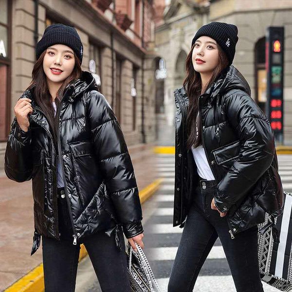 women's down & parkas winter clothes cotton coat women korean padded jacket, Black
women's down & parkas winter clothes cotton coat women korean padded jacket, Black