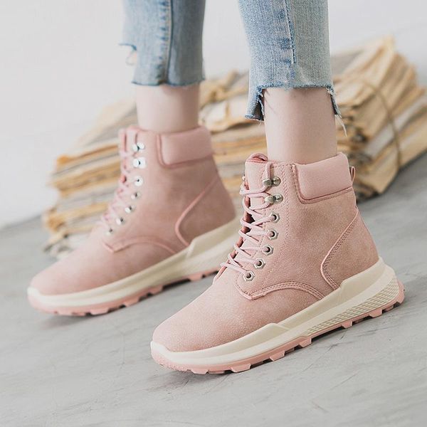 new women boots trend lace-up design autumn winter convenient short boots pu leather shoes ladies ankle pink woman boot, Black
new women boots trend lace-up design autumn winter convenient short boots pu leather shoes ladies ankle pink woman boot, Black