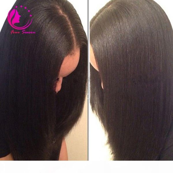 brazilian light italian yaki silk full lace wigs 4x4 yaki straight silk base lace front wigs with baby hair for black women, Black;brown
brazilian light italian yaki silk full lace wigs 4x4 yaki straight silk base lace front wigs with baby hair for black women, Black;brown