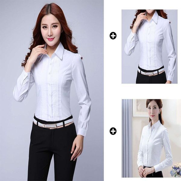 2pcs office blouses women shirts long sleeve ladies plus size blusa feminina white women's clothing1
2pcs office blouses women shirts long sleeve ladies plus size blusa feminina white women's clothing1