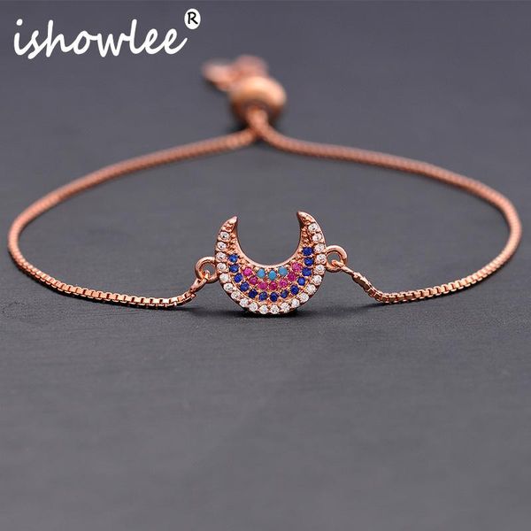 charm bracelets ishowlee gold 585 moon cubic zircon for girls bohemian friends dainty summer chain bracelet luxury jewelry slb44, Golden;silver
charm bracelets ishowlee gold 585 moon cubic zircon for girls bohemian friends dainty summer chain bracelet luxury jewelry slb44, Golden;silver