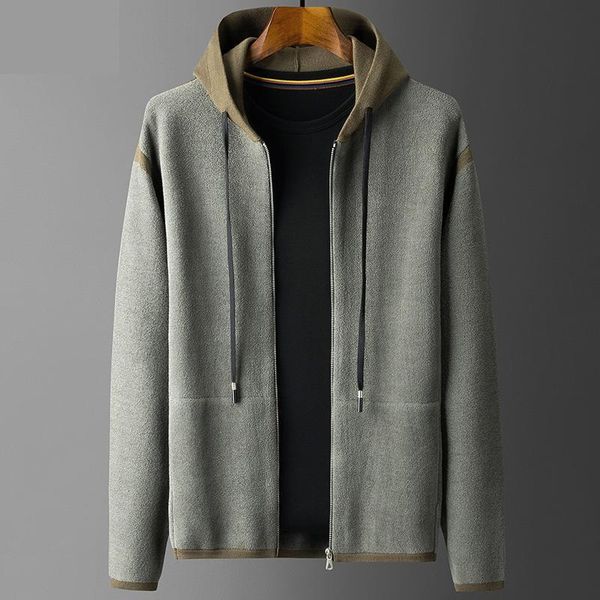 men's sweaters arrival autumn men jacket hooded jacquard zipper cardigan fashion casual computer knitted thick sweater plus size ml-3xl, White;black
men's sweaters arrival autumn men jacket hooded jacquard zipper cardigan fashion casual computer knitted thick sweater plus size ml-3xl, White;black