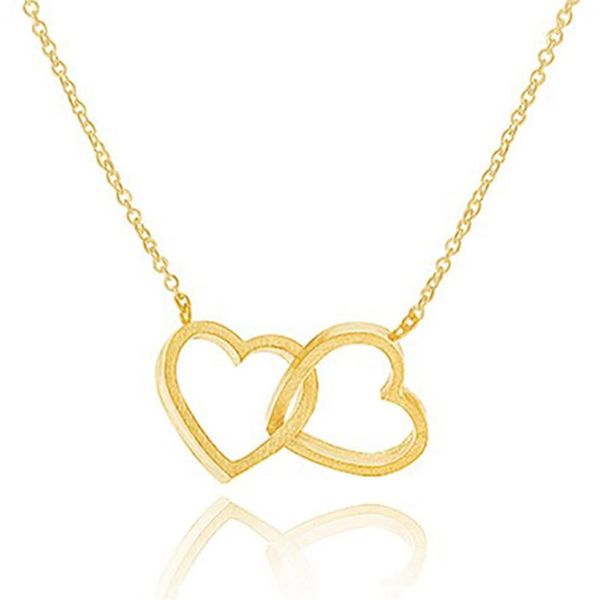 new stainless steel double love heart necklace pendants for women lovers couples jewelry necklaces bijoux femme collier choker, Silver
new stainless steel double love heart necklace pendants for women lovers couples jewelry necklaces bijoux femme collier choker, Silver