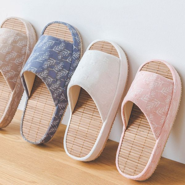 summer bamboo weave women home slippers non-slip living room cotton flat platform ladies shoes indoor women heel slides, Black
summer bamboo weave women home slippers non-slip living room cotton flat platform ladies shoes indoor women heel slides, Black