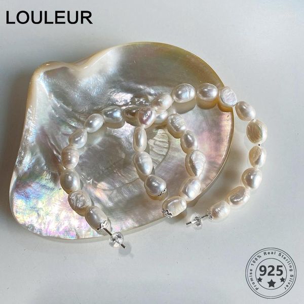stud louleur baroque shaped pearl 925 silver earrings elegant korean style minimalist for women fine jewelry 2021 1, Golden;silver
stud louleur baroque shaped pearl 925 silver earrings elegant korean style minimalist for women fine jewelry 2021 1, Golden;silver