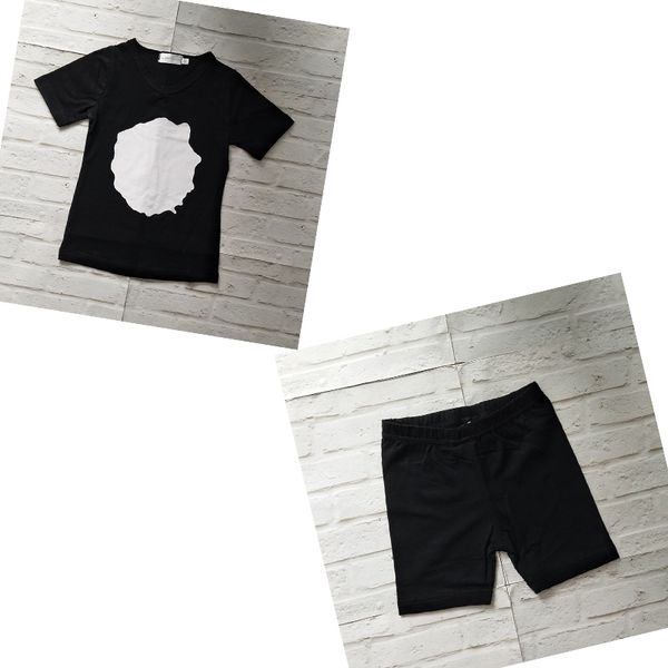 hitomagic girls clothing sets summer new baby kids boys clothes with pants shorts cotton soft cute white circle y200325
hitomagic girls clothing sets summer new baby kids boys clothes with pants shorts cotton soft cute white circle y200325