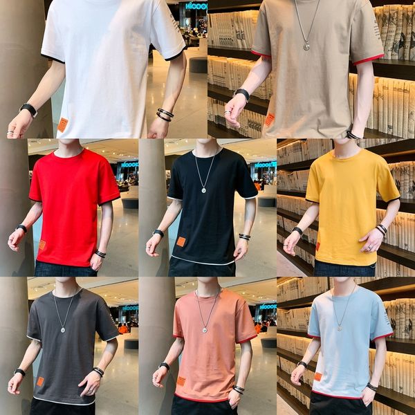 itgh0 short-sleeved men's cotton nqnwr new summer clothingclothingclothing clothes small shirt korean t-shirt t fashion men's tren, Blue
itgh0 short-sleeved men's cotton nqnwr new summer clothingclothingclothing clothes small shirt korean t-shirt t fashion men's tren, Blue