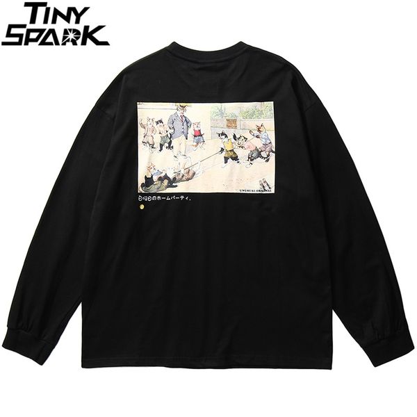 streetwear 2020 мужчины хип-хоп тенниска японский kanji буксир войны cat забавная тенниска с длинным рукавом осень хлопок t-shirt harajuku t, White;black
streetwear 2020 мужчины хип-хоп тенниска японский kanji буксир войны cat забавная тенниска с длинным рукавом осень хлопок t-shirt harajuku t, White;black