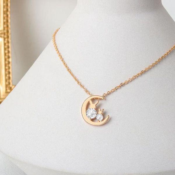 singapore chomel necklace cute small fresh moon necklace female ins clavicle chain accessories, Silver
singapore chomel necklace cute small fresh moon necklace female ins clavicle chain accessories, Silver