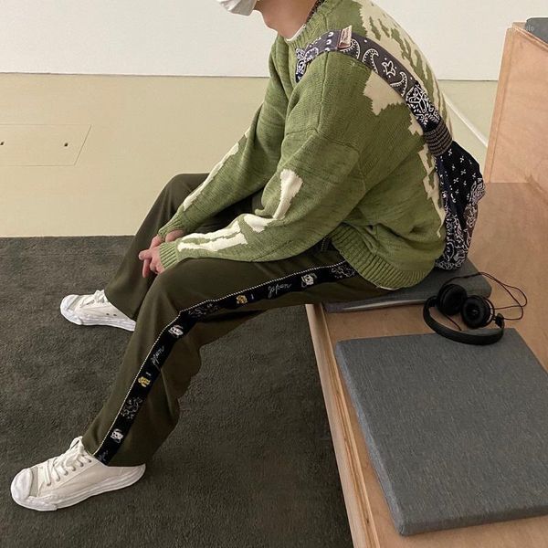 kapital hirata and hiro japan side gold embroidery stitching embroidery sports pants men's and women's army green s-xl1, Black
kapital hirata and hiro japan side gold embroidery stitching embroidery sports pants men's and women's army green s-xl1, Black