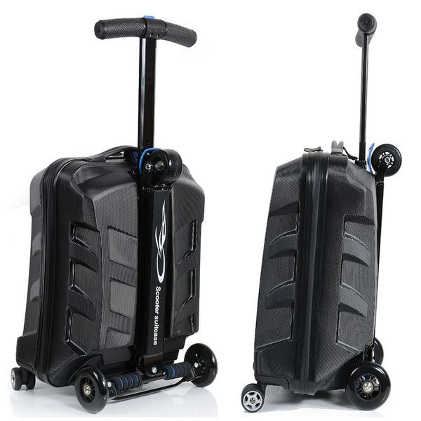 21 inch adults carry on scooter travel suitcase travel backpack luggage on wheels lj201114
21 inch adults carry on scooter travel suitcase travel backpack luggage on wheels lj201114