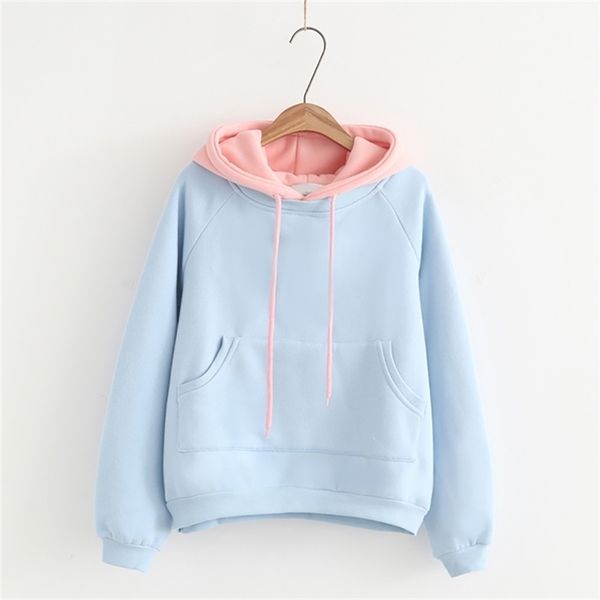 hoodies women pactchwork color long sleeve contrast color women plus size hoodies solid oversized hoodies 201210, Black
hoodies women pactchwork color long sleeve contrast color women plus size hoodies solid oversized hoodies 201210, Black