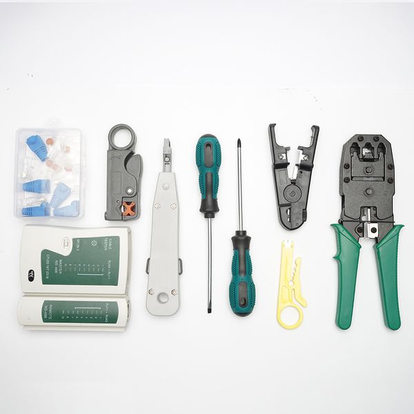 14pcs portable ethernet network hardware bag tool network lan cable crimper pliers tools kit repairing tool set
14pcs portable ethernet network hardware bag tool network lan cable crimper pliers tools kit repairing tool set