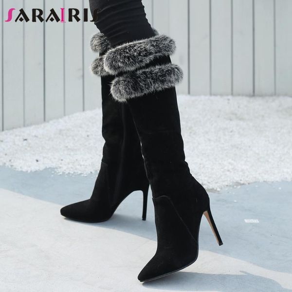 sarairis plus size 32-46 ladies 2020 autumn daily boots knee high boots women pointed teo thin high heels zipper shoes woman, Black
sarairis plus size 32-46 ladies 2020 autumn daily boots knee high boots women pointed teo thin high heels zipper shoes woman, Black