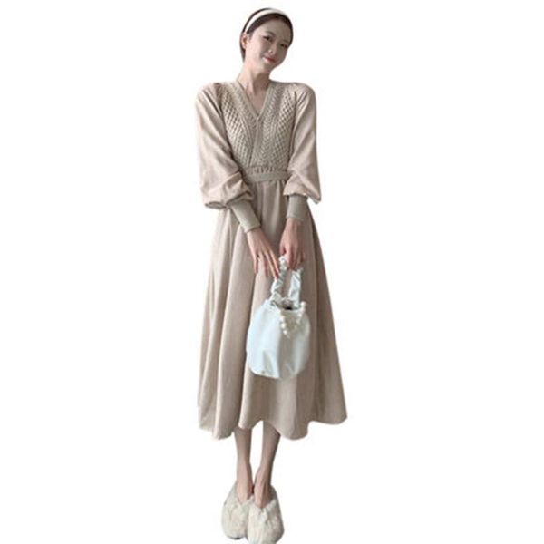 casual dresses yuzacdwx 2021 spring fashion korean style v-neck slim knit dress frenulum jersey vestido women's autumn, Black;gray
casual dresses yuzacdwx 2021 spring fashion korean style v-neck slim knit dress frenulum jersey vestido women's autumn, Black;gray