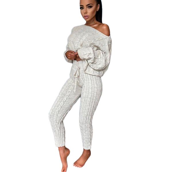 2021 new women's piece outfit off shoulder long sleeve knit sweater and high waist pant jumpsuits s-3xl 0si5, White;black
2021 new women's piece outfit off shoulder long sleeve knit sweater and high waist pant jumpsuits s-3xl 0si5, White;black