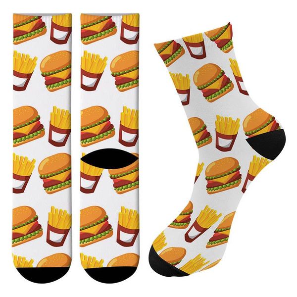 new cartoon burger men crew socks fuuny street pizza harajuku long socks causal harajuku trend cycling tube knee, Black
new cartoon burger men crew socks fuuny street pizza harajuku long socks causal harajuku trend cycling tube knee, Black