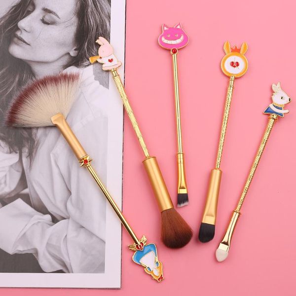5pcs/set alice in wonderland makeup brushes sets tool beauty power eyeshadow eyebrow makeup brush soft synthetic hair
5pcs/set alice in wonderland makeup brushes sets tool beauty power eyeshadow eyebrow makeup brush soft synthetic hair