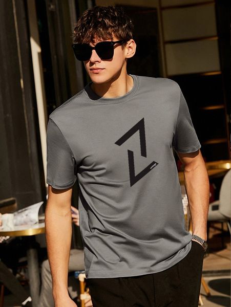 men letter graphic tee s2av#, White;black