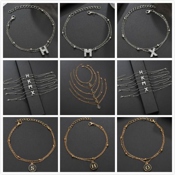 new first letter bracelet simple rhinestone bracelets for women name initial couple jewelry friendship bracelet birthday gift, Black
new first letter bracelet simple rhinestone bracelets for women name initial couple jewelry friendship bracelet birthday gift, Black