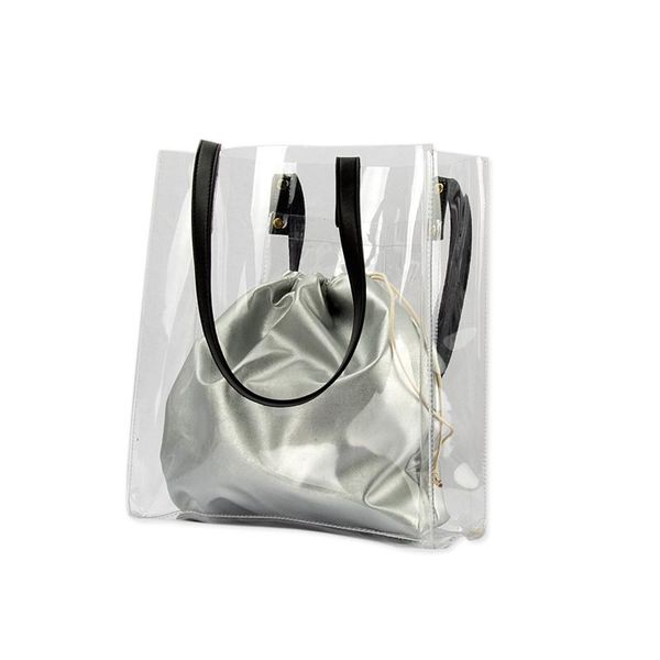 2020 new fashion pvc transparent bag large capacity portable tote bag great quality shoulder
2020 new fashion pvc transparent bag large capacity portable tote bag great quality shoulder