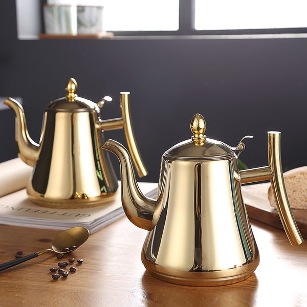 stainless steel teapot non-magnetic european coffee pot home l with filter induction cooker q1218
stainless steel teapot non-magnetic european coffee pot home l with filter induction cooker q1218
