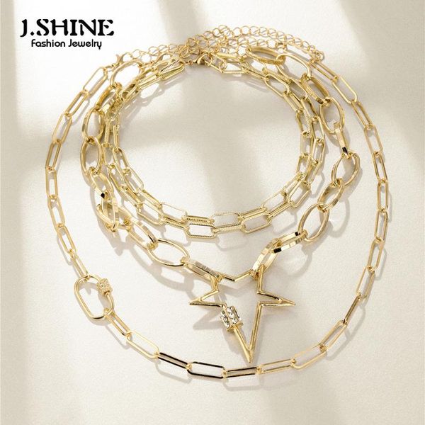 chains jshine 3pcs/set multi layer trendy sweater chain rhinestone big star necklace clavicle link chunky choker jewelry, Silver
chains jshine 3pcs/set multi layer trendy sweater chain rhinestone big star necklace clavicle link chunky choker jewelry, Silver