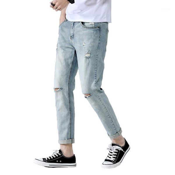 2020 new spring summer man slim holes jean men retro fashion jeans male personal amazing casual denim quality pant1, Blue
2020 new spring summer man slim holes jean men retro fashion jeans male personal amazing casual denim quality pant1, Blue
