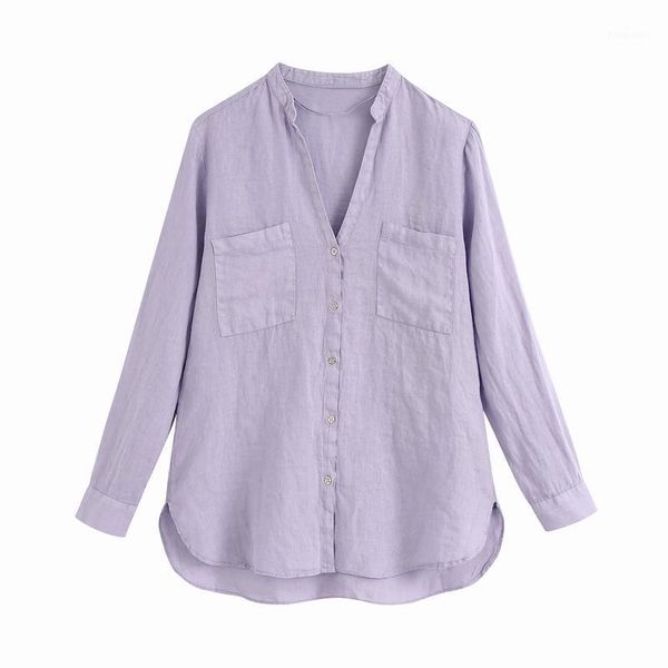 women loose shirt blouse summer 2020 new fashion double pocket female casual long sleeve shirts1, White
women loose shirt blouse summer 2020 new fashion double pocket female casual long sleeve shirts1, White