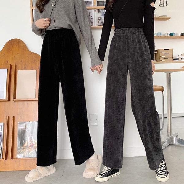 retro corduroy wide leg pants casual pants children's new autumn and winter high waist loose straight tube vertical1, Black;white
retro corduroy wide leg pants casual pants children's new autumn and winter high waist loose straight tube vertical1, Black;white