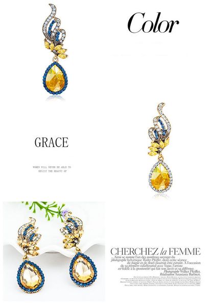 earrings drop earrings gold plated beautifully earrings crystal stud earring, Golden;silver
earrings drop earrings gold plated beautifully earrings crystal stud earring, Golden;silver