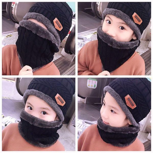 children winter hat and scarf set for boys girls knitted cap kids fleece skullies beanies balaclava sqcguc pingtoy, Black;white
children winter hat and scarf set for boys girls knitted cap kids fleece skullies beanies balaclava sqcguc pingtoy, Black;white