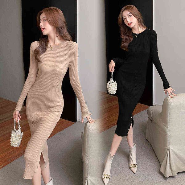 casual dresses 2022 winter sleeve round neck iron nail bag hip bottom split medium and long knitted dresses, Black;gray
casual dresses 2022 winter sleeve round neck iron nail bag hip bottom split medium and long knitted dresses, Black;gray